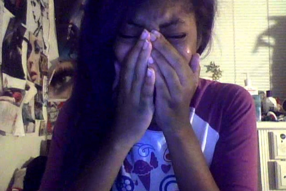 Crying webcam