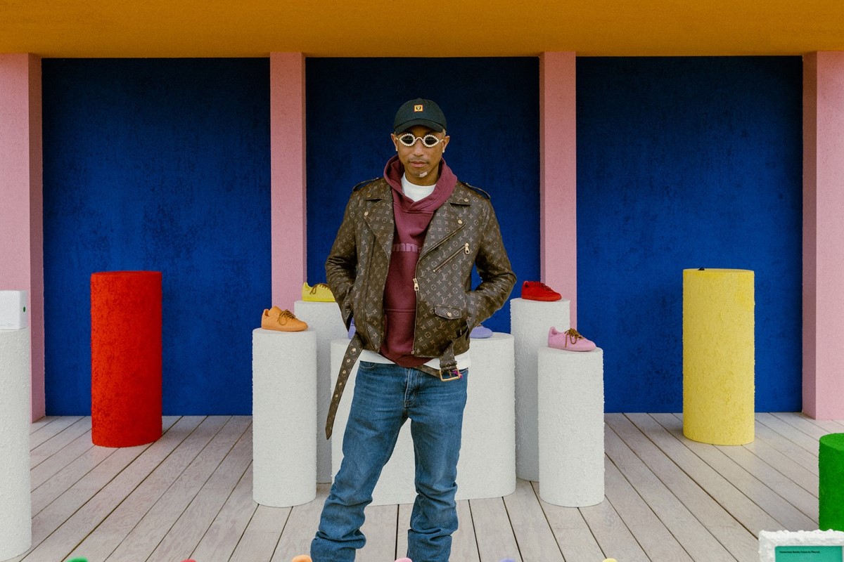 Pharrell Williams Humanrace Samba Pop Up At Sitw Dazed