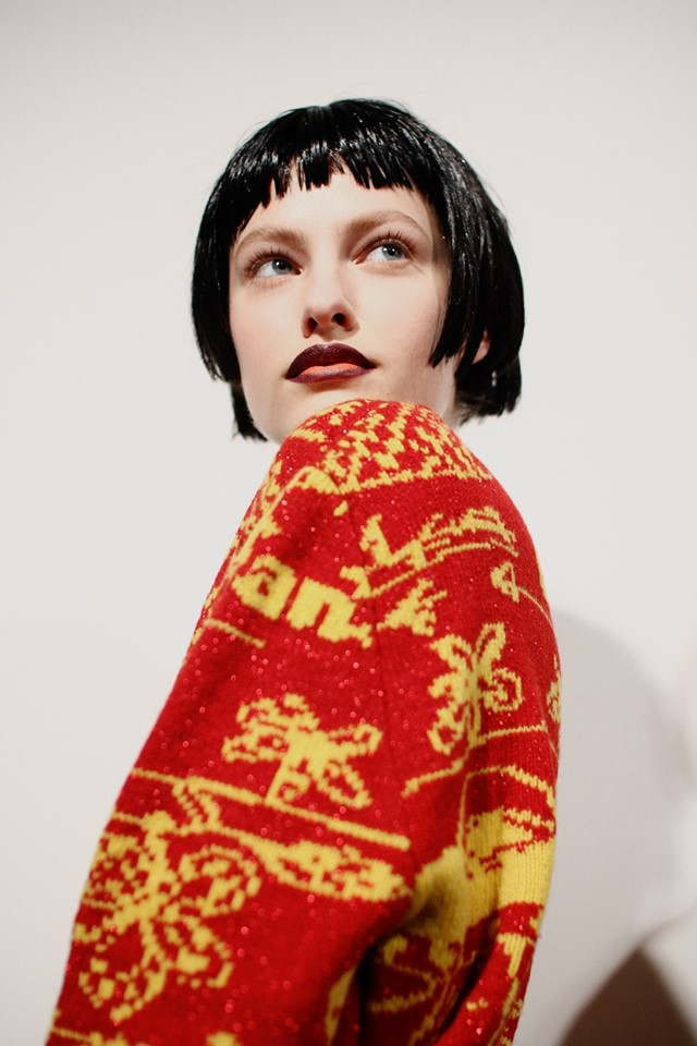 Matty Bovan AW19 Beauty Dazed