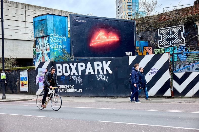 Tracey Emin, A Second Life billboard, Shoreditch (2026)