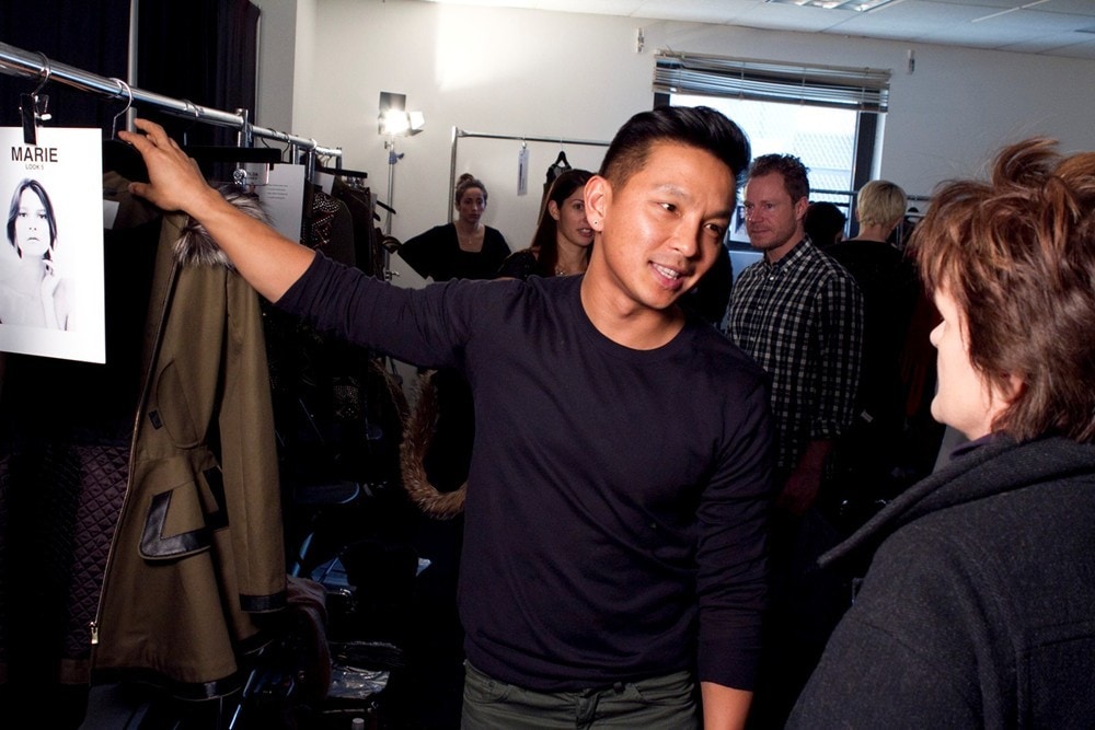 Prabal Gurung backstage