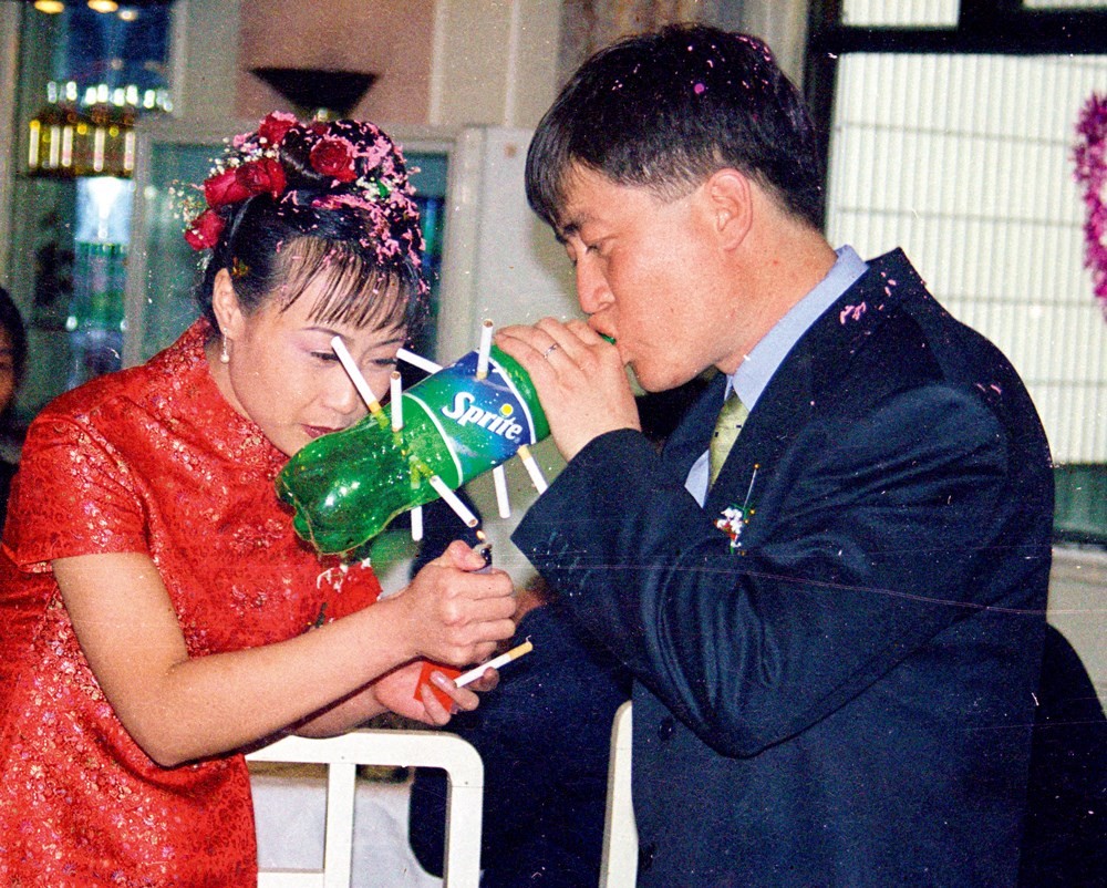 Couple Smoked From 'Mr and Mrs' Bongs in Their Wedding Photos