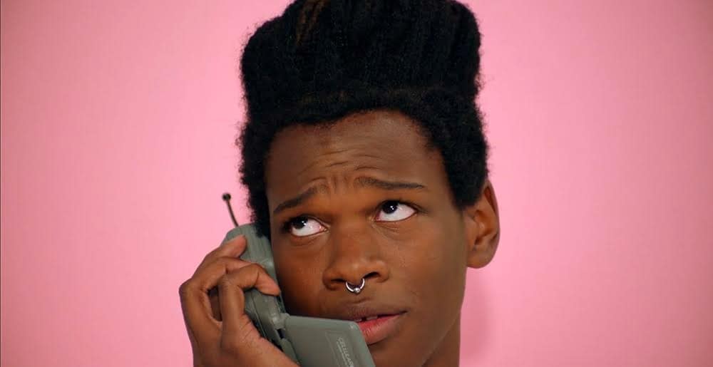 Shamir still from his video Ratchet