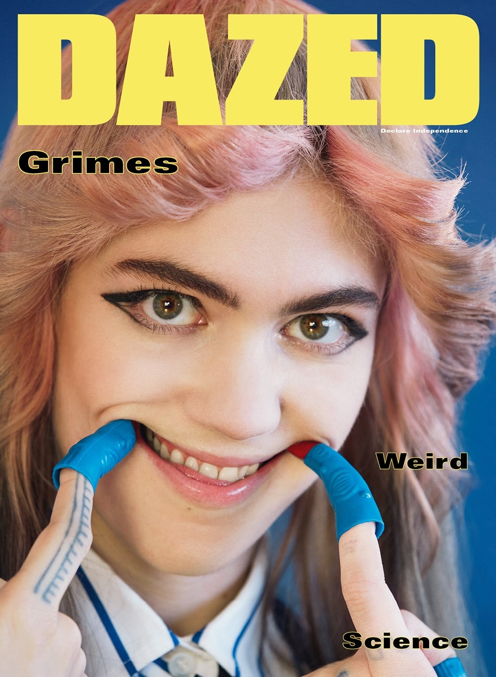 Grimes wears Miu Miu on Dazed’s Autumn/Winter 2015 issue