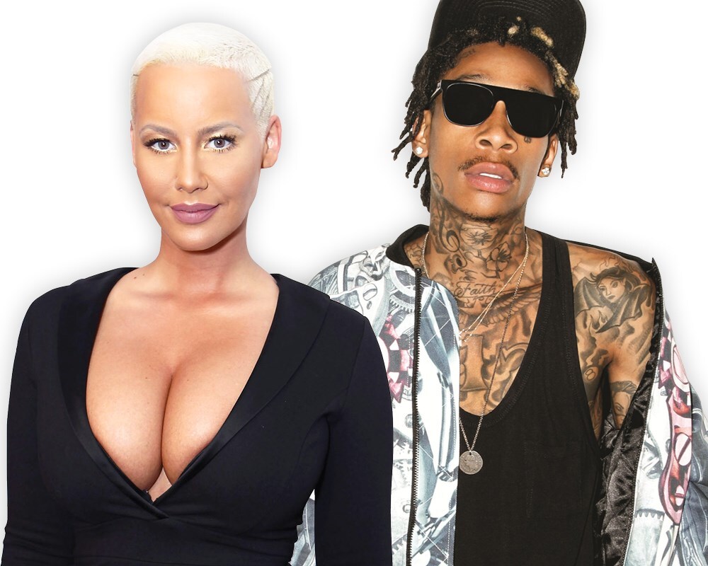 amber rose and wiz khalifa