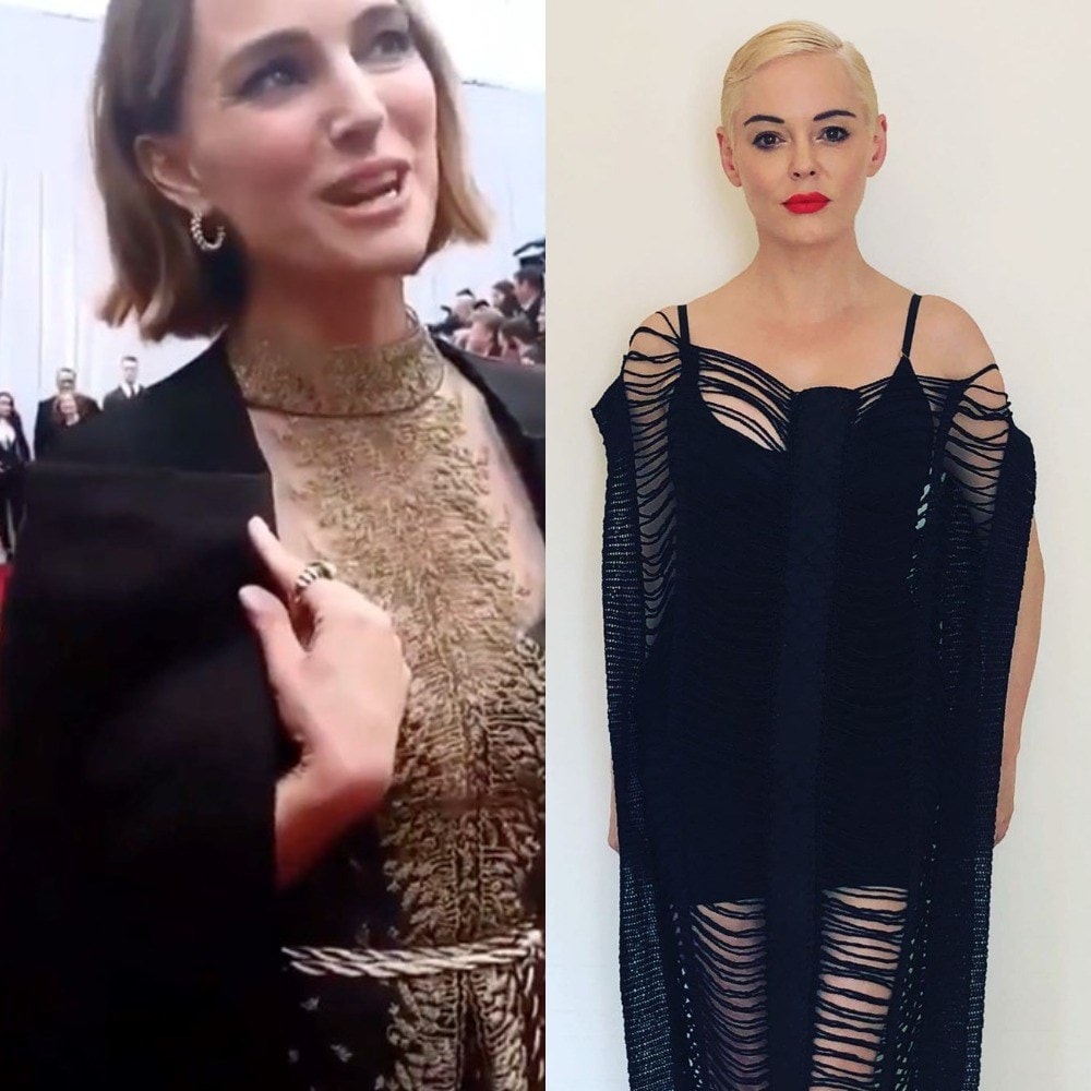 Rose McGowan and Natalie Portman