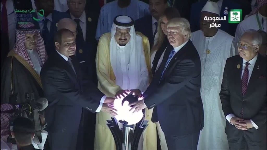 trump and the orb