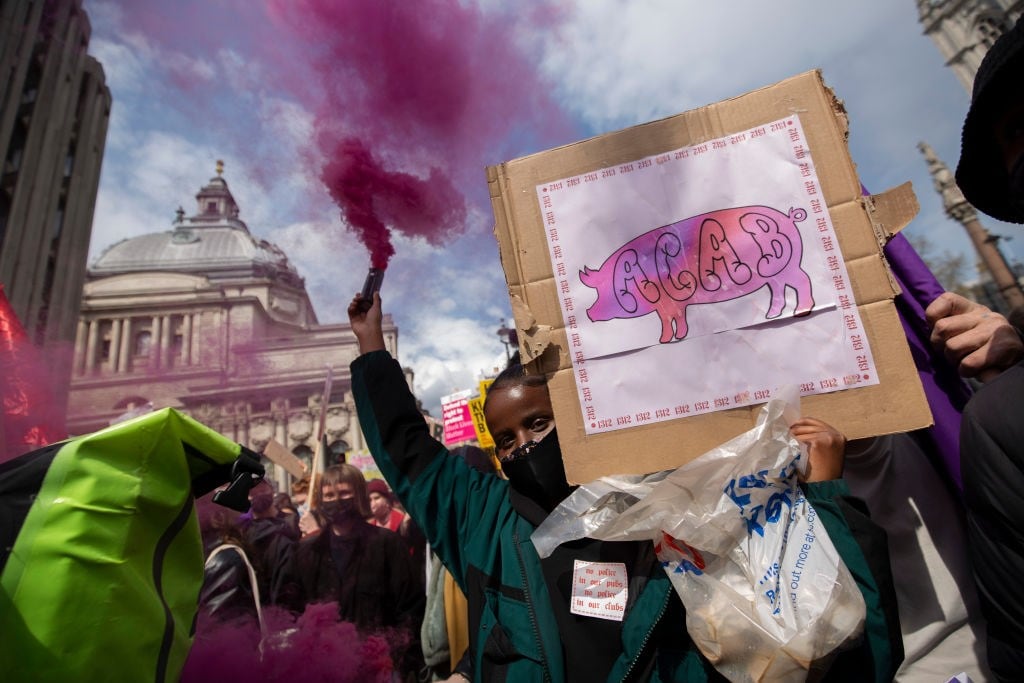 Kill The Bill Protest In Central London, 2021