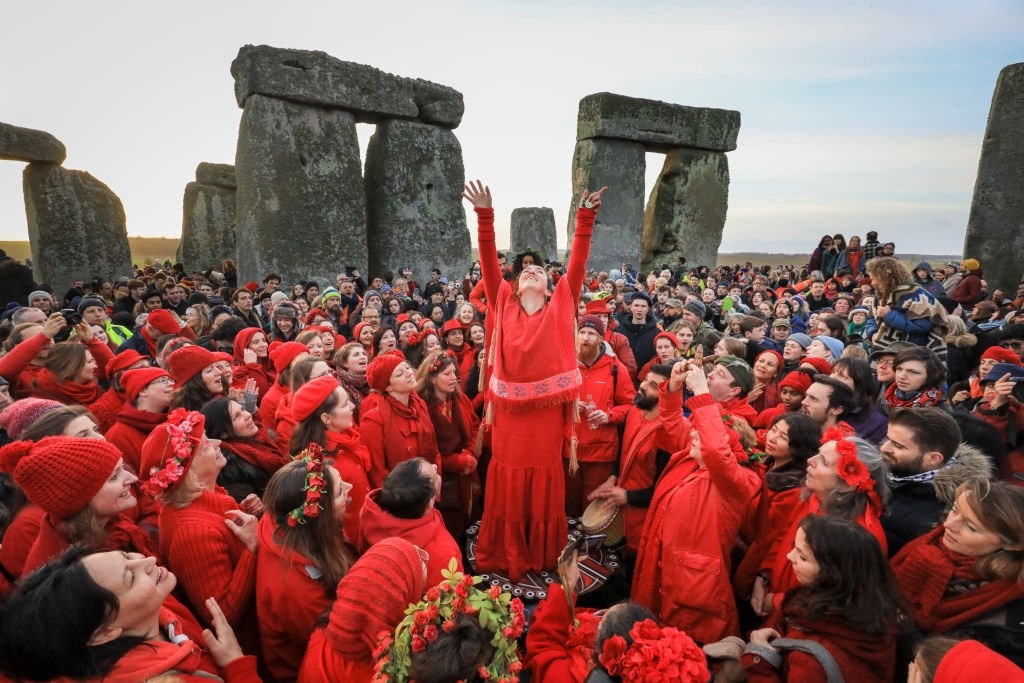 Winter solstice is marked at Stonehenge