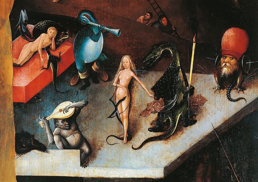 Hieronymus Bosch, Last Judgement, detail