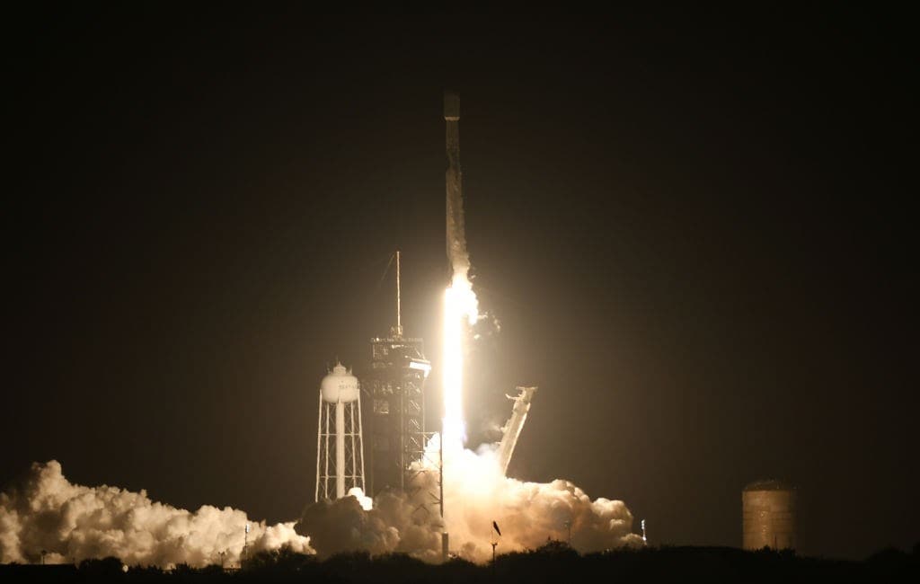 SpaceX Launches the Nova-C Moon Lander from Cape Canaveral