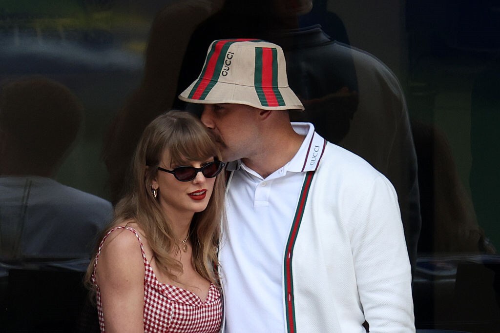 Taylor Swift and Travis Kelce at the 2024 US Open