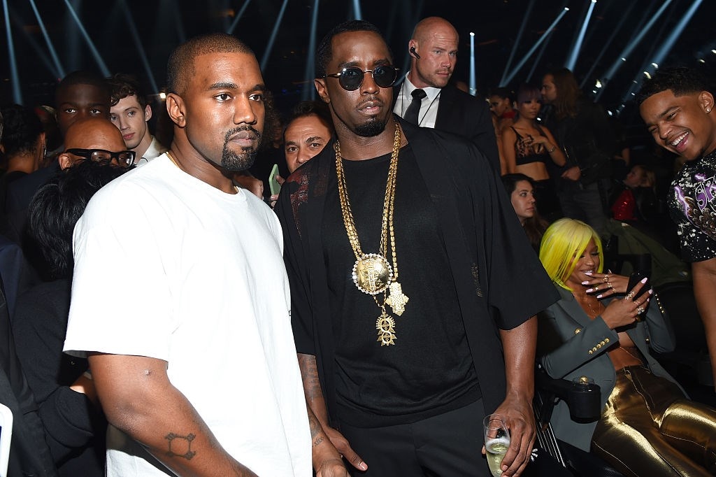 Kanye West Sean Diddy Combs 2016 MTV Video Music Awards