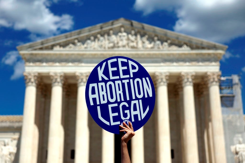 Reproductive Rights Advocates Protest At The Supreme Court