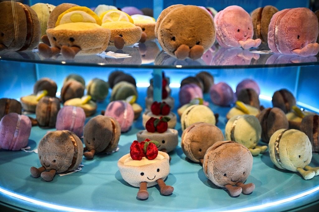 Pastry-shaped Jellycats Galeries Lafayette Paris 2024
