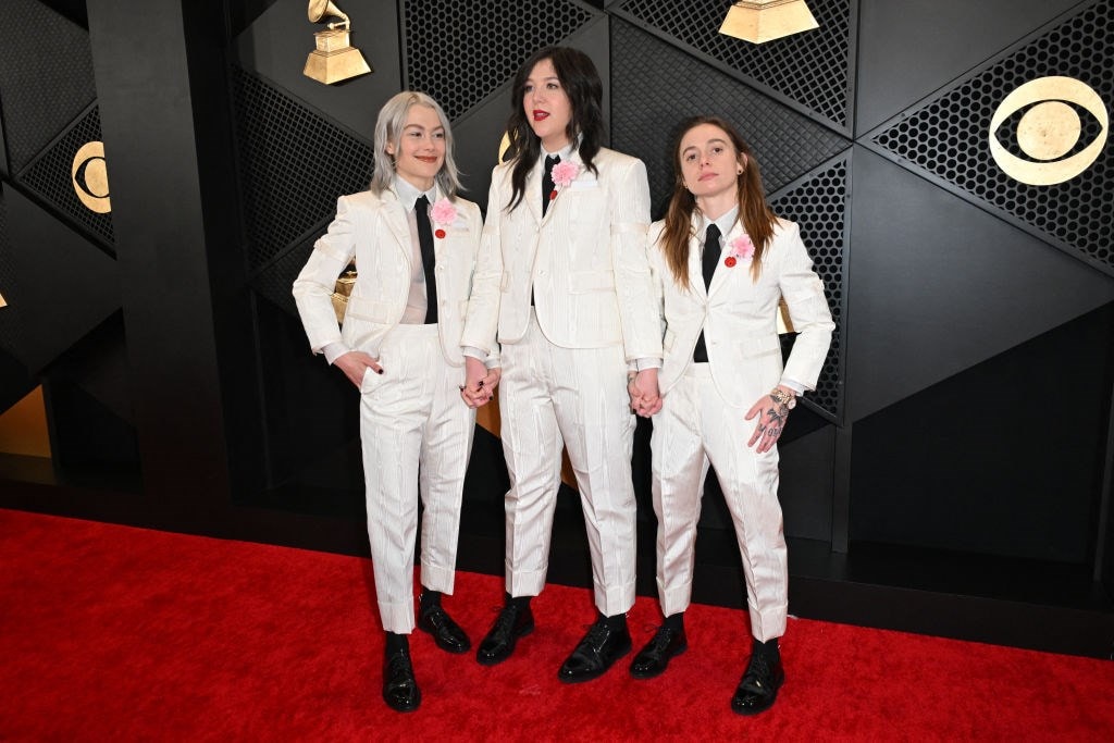 Phoebe Bridgers Lucy Dacus Julien Baker 2024 Grammys