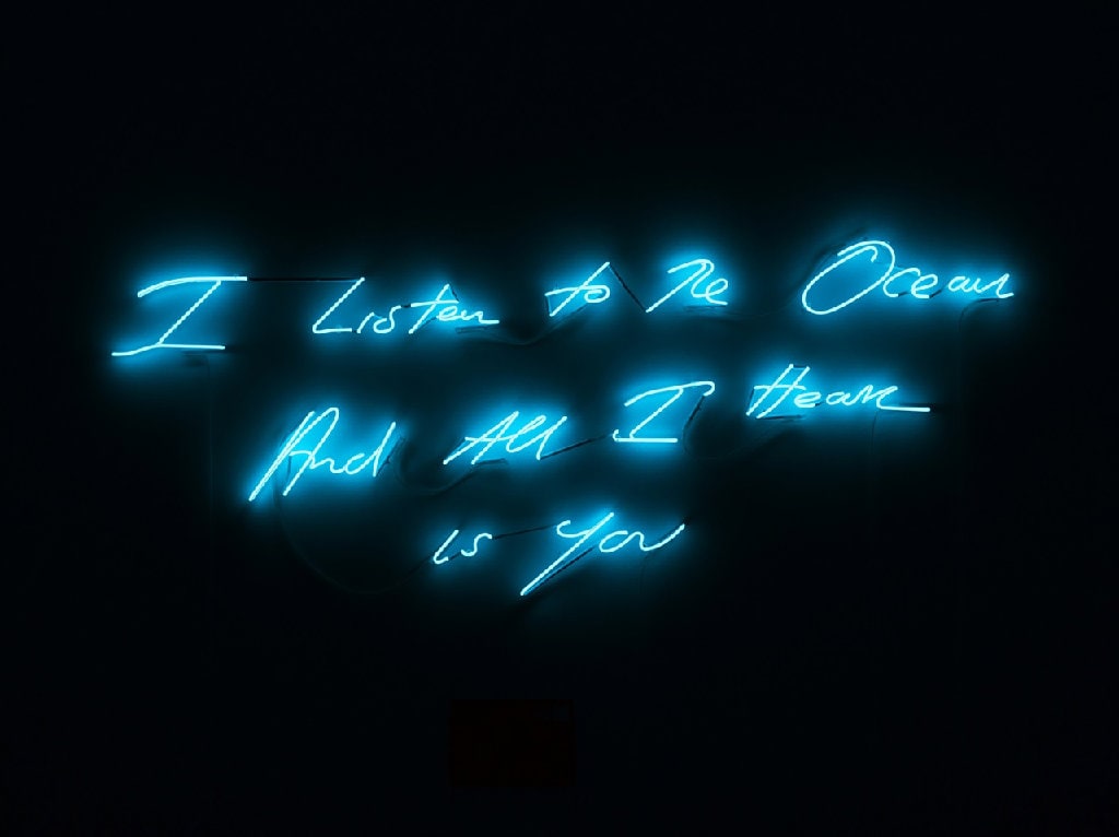 Tracey  Emin  I  Listen  to  the  Ocean  and  All 