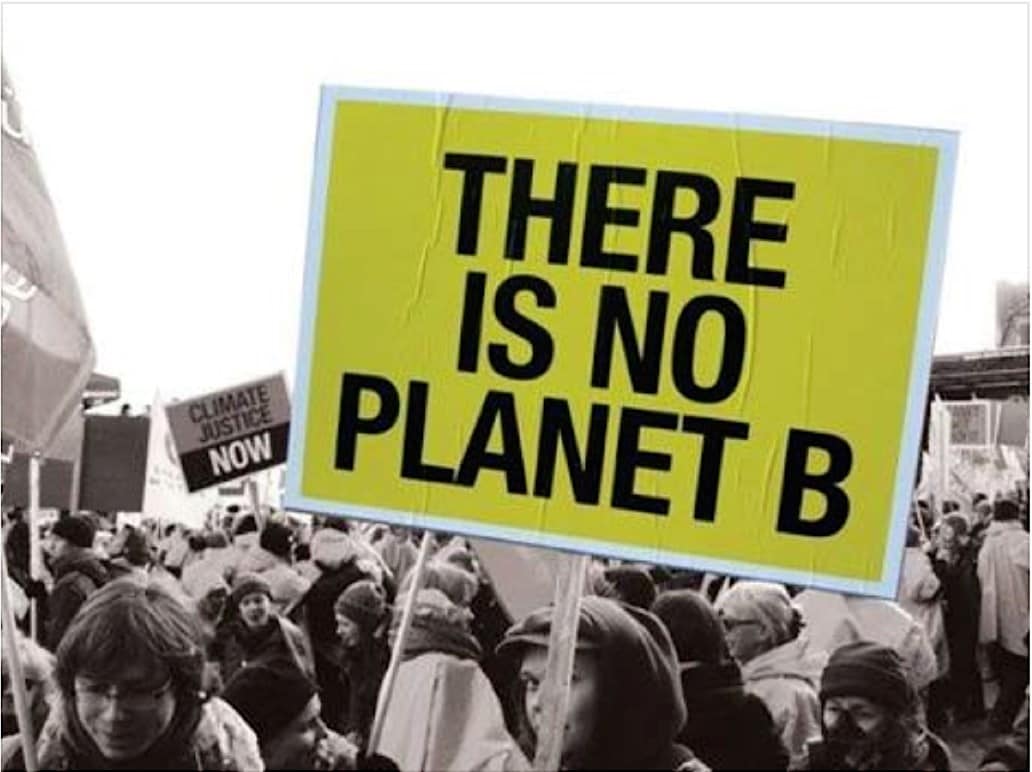 There Is No Planet B placard