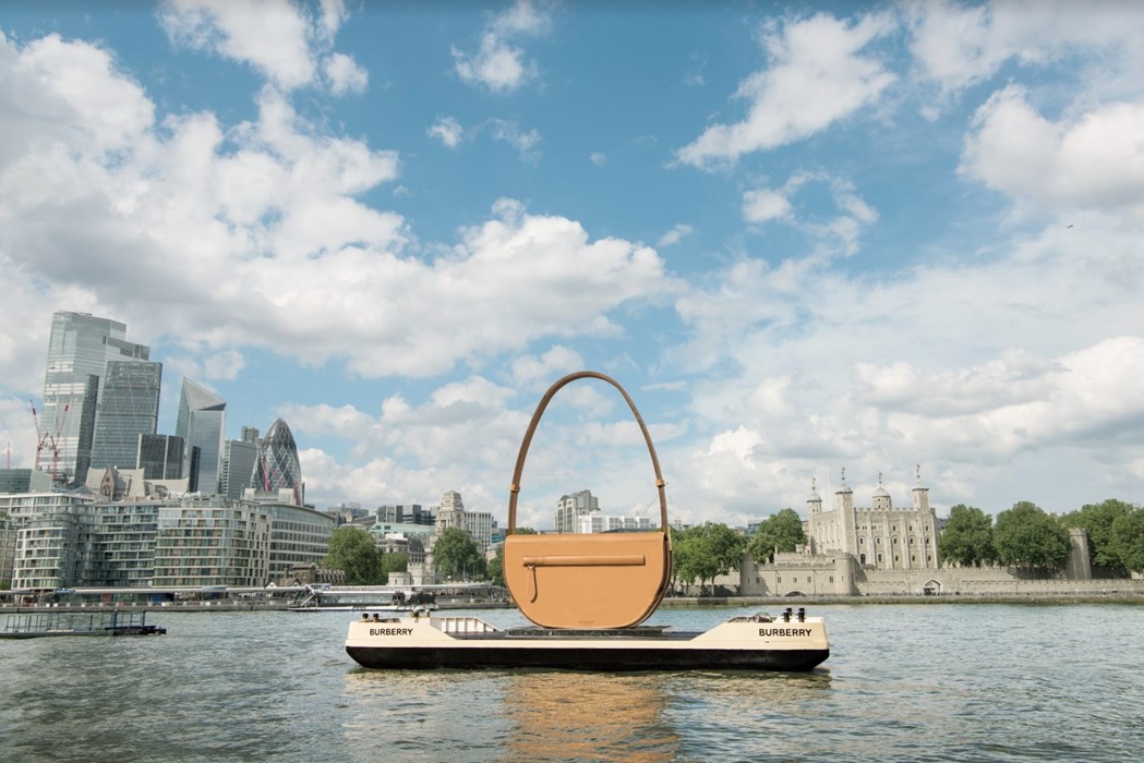 A Giant Burberry Bag Has Been Spotted On The Thames Dazed