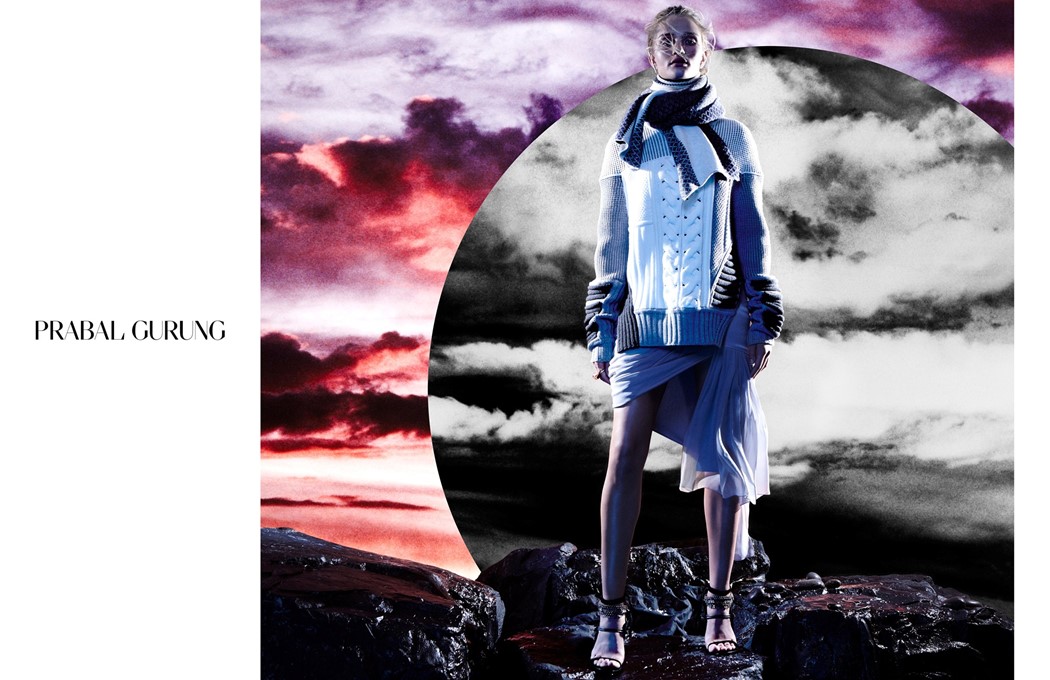 Prabal Gurung AW14 campaign Dazed