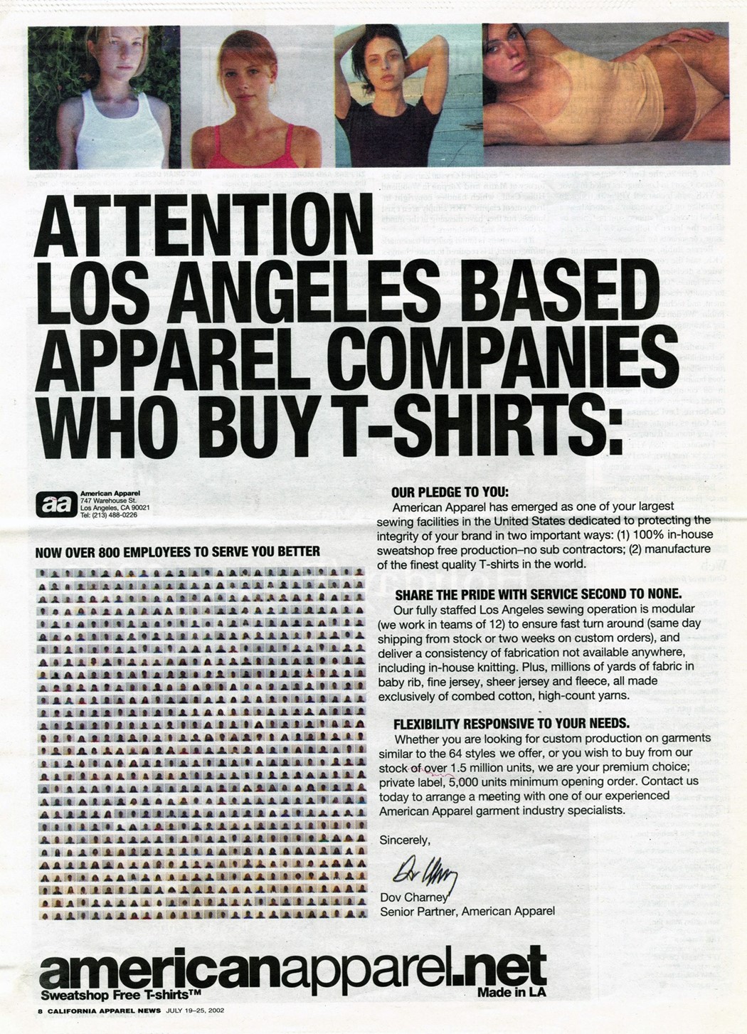 American Apparel advertisement archive