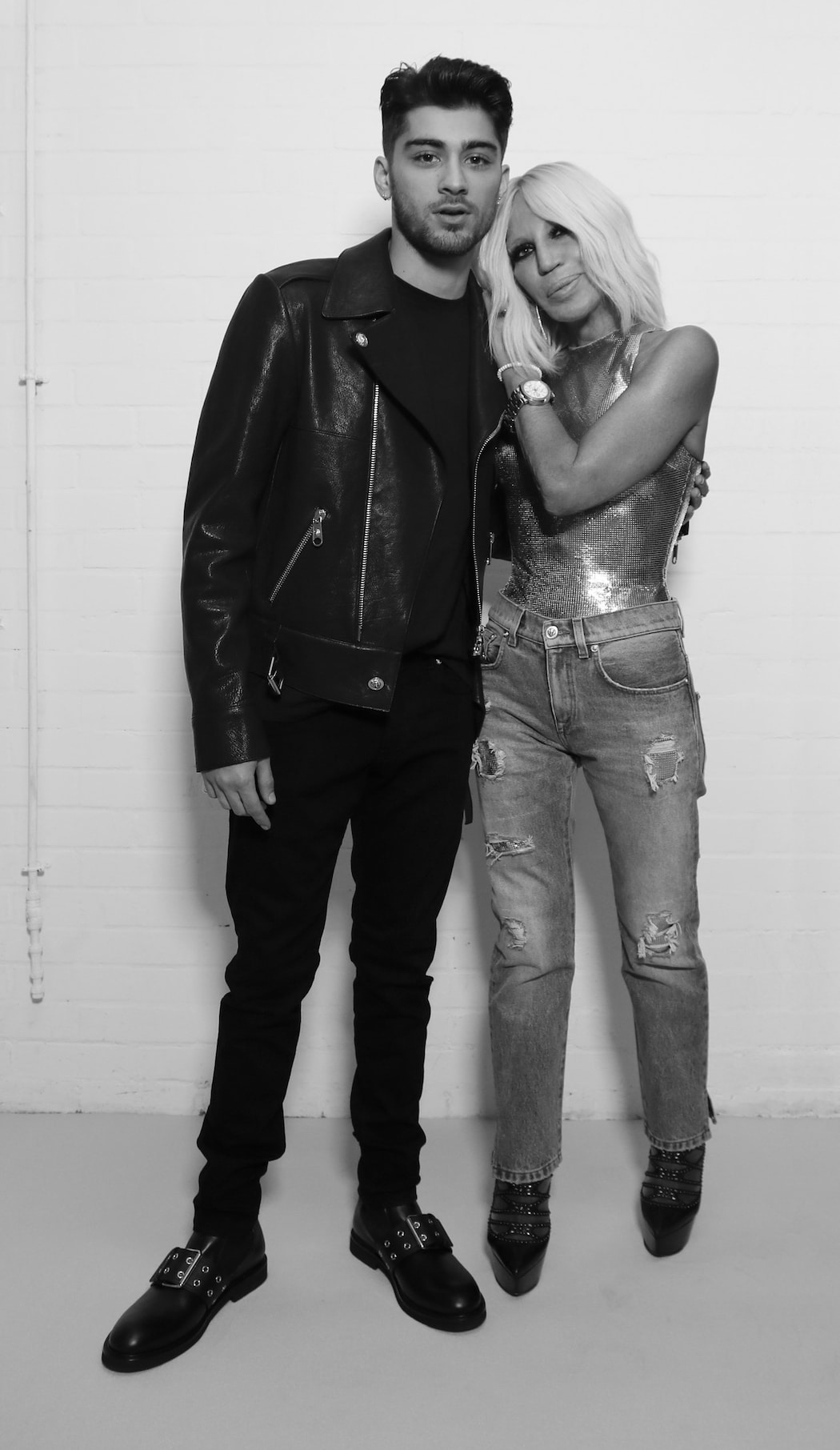 Zayn Malik and Donatella Versace