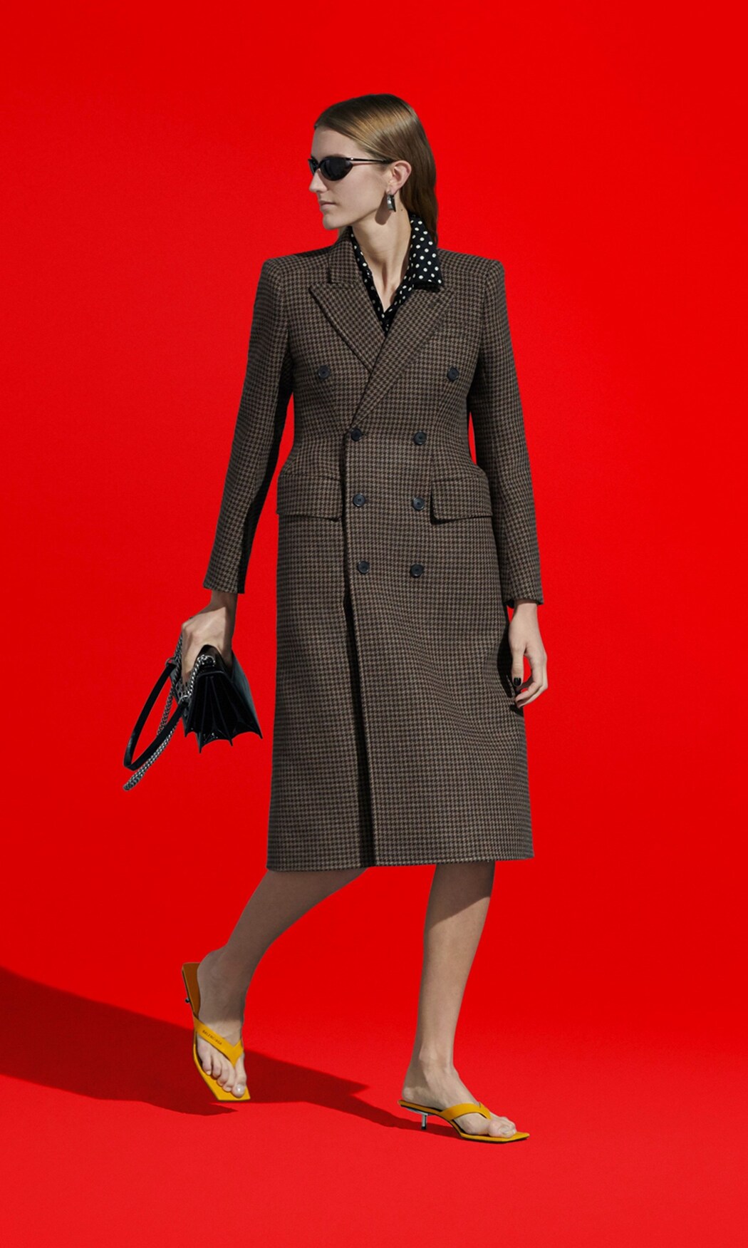 Balenciaga Pre-Fall 2019 kitten heel flip-flops 