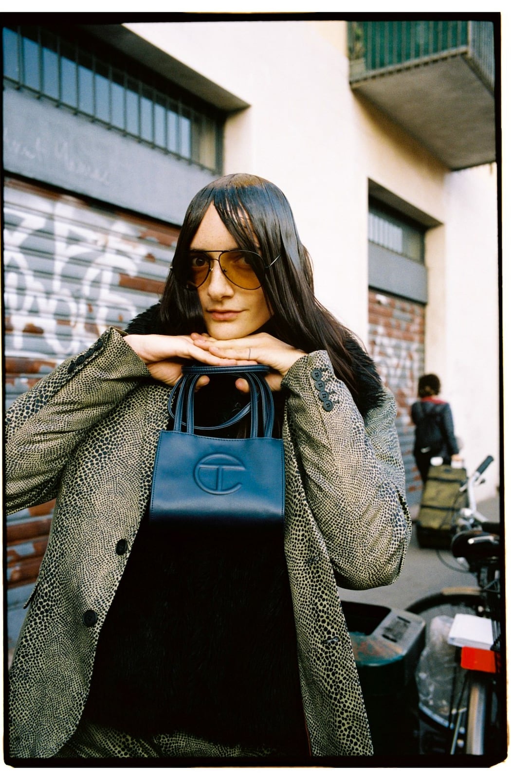 Yu Fujiwara – Milan AW20 Menswear telfar shopping bag