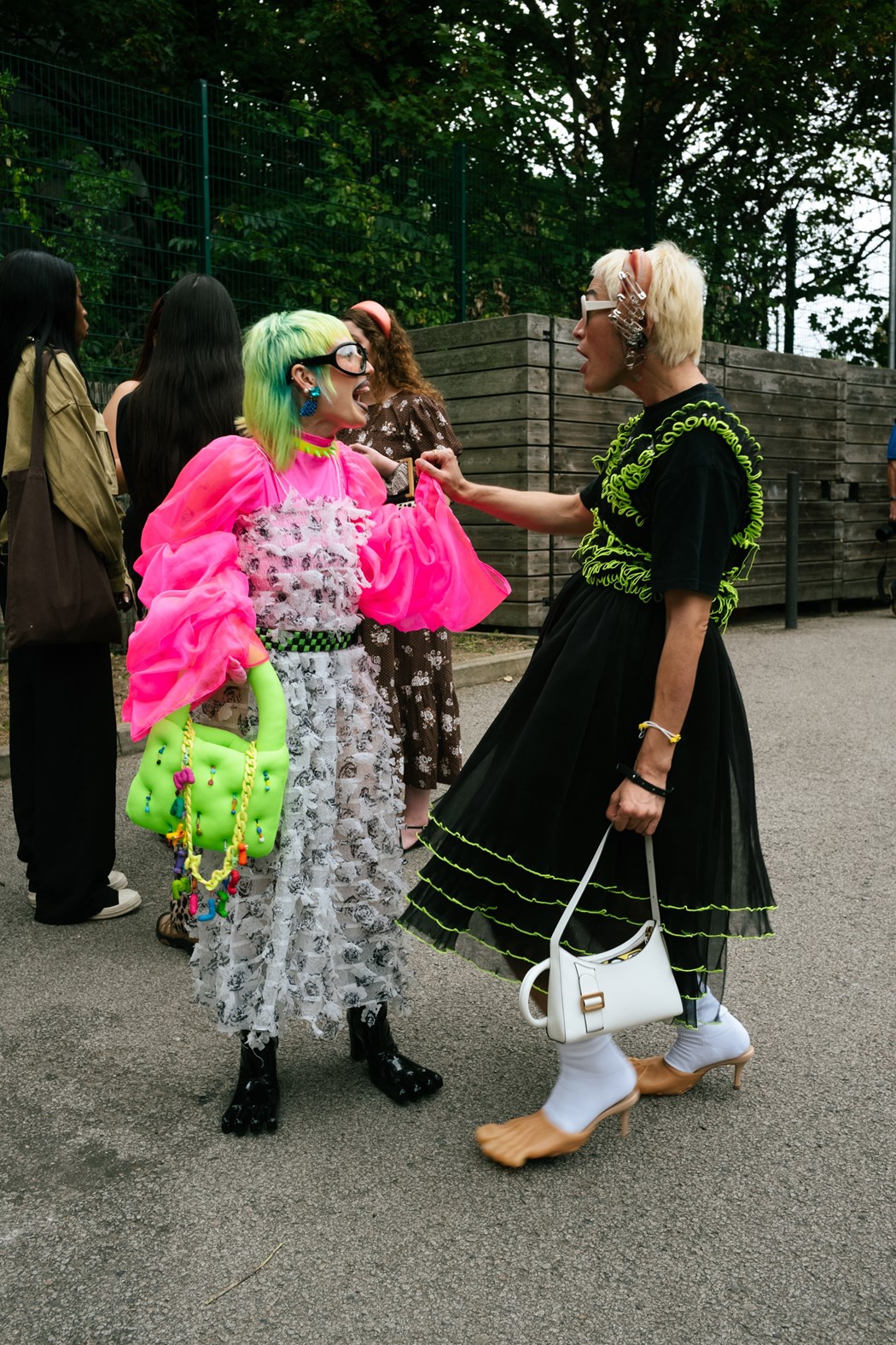 London Fashion Week Street Style SS24 by Yu Fujiwara