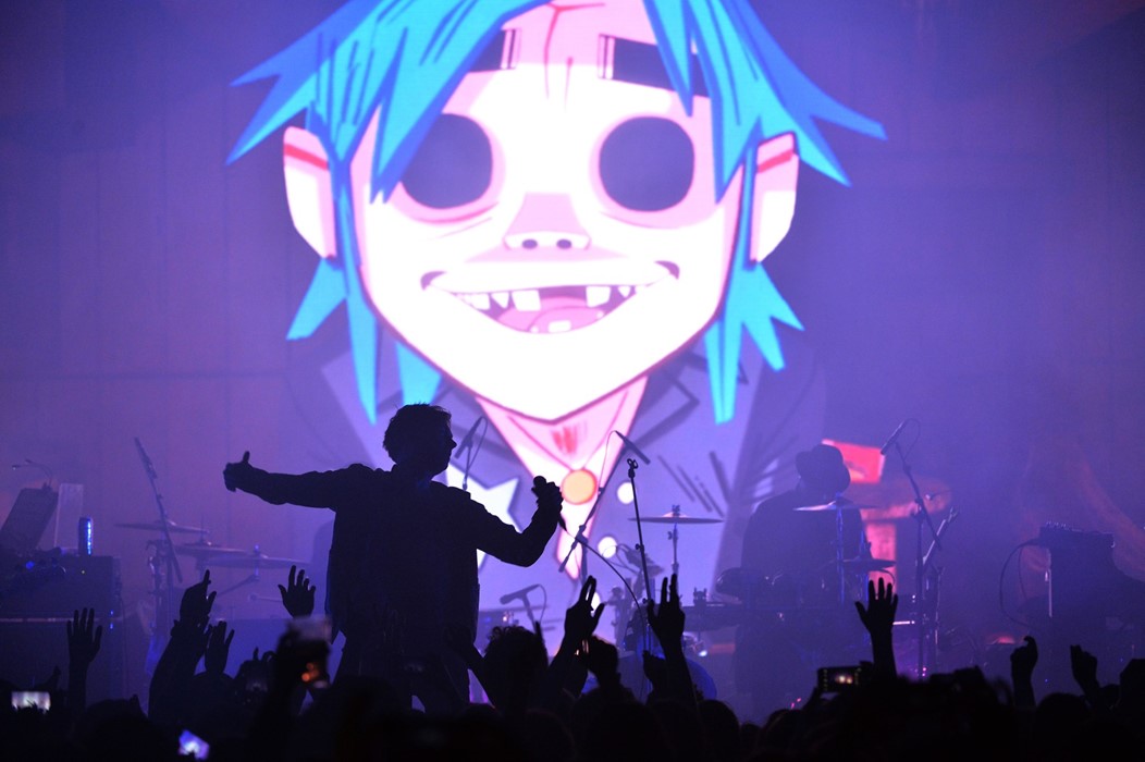 Watch the Gorillaz return to perform new album Humanz Dazed