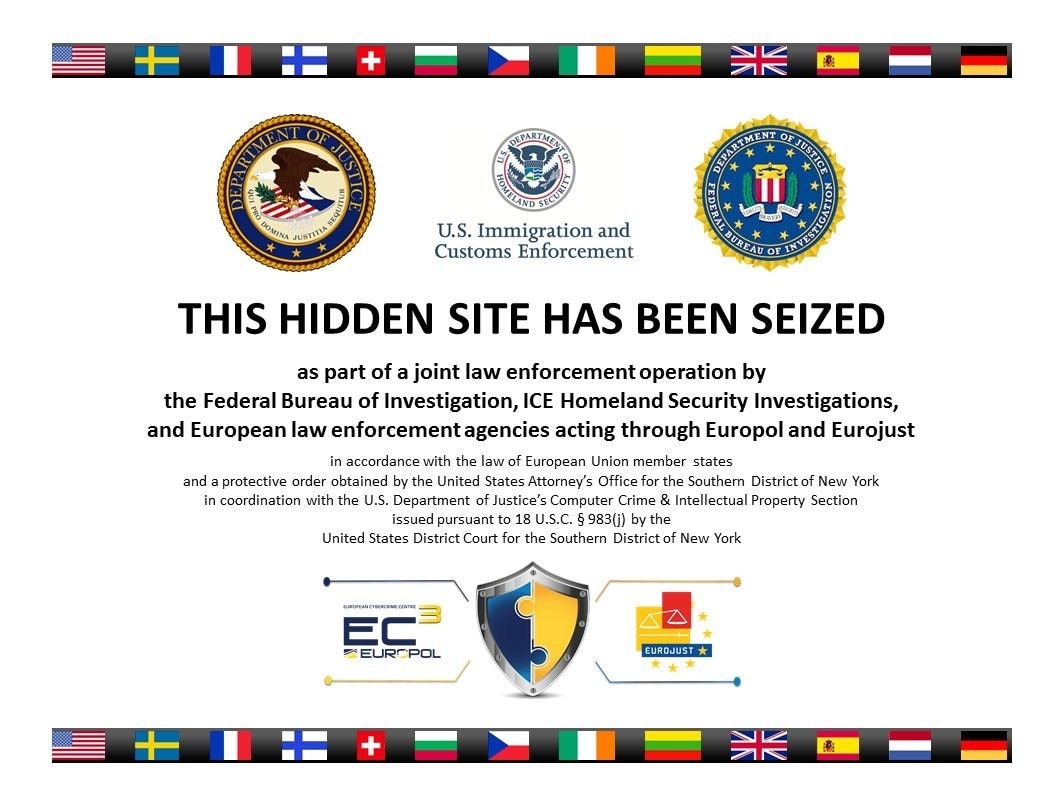 Silk Road 2.0 seizure notice