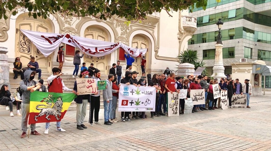 Protest in Tunisia
