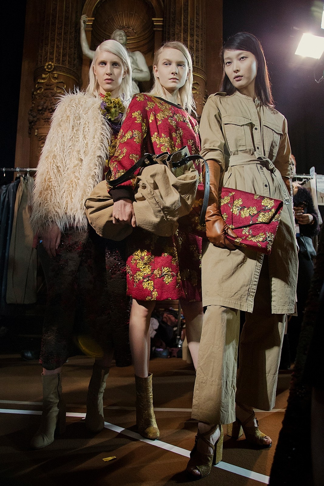 Dries Van Noten AW15, Dazed backstage, Paris, Womenswear