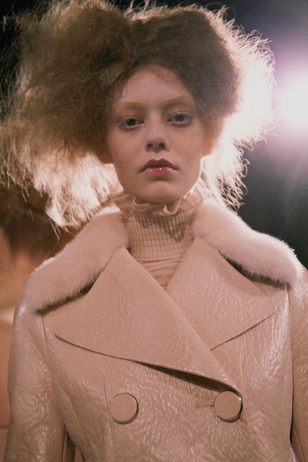 Alexander McQueen AW15 Dazed womenswear Baby Pink Jacket