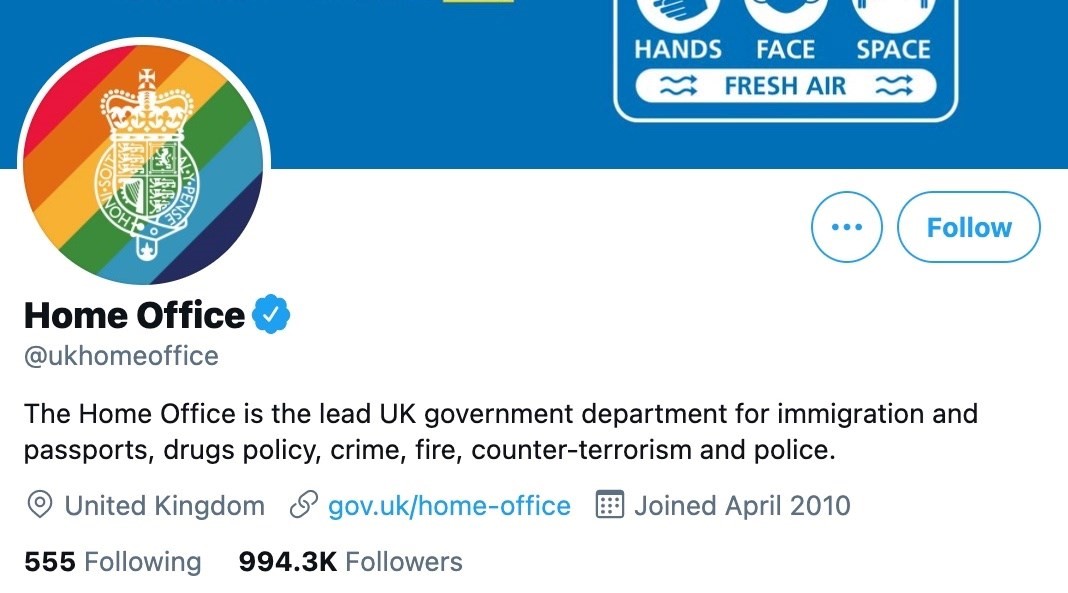 The gross, grim irony of the UK Home Office's Pride rebrand | Dazed