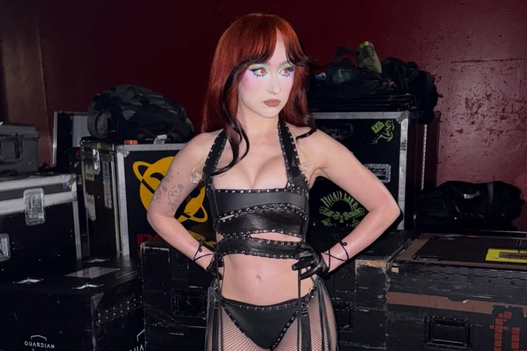 Chappell Roan wears a laced leather look from rising designer Eden Sherry