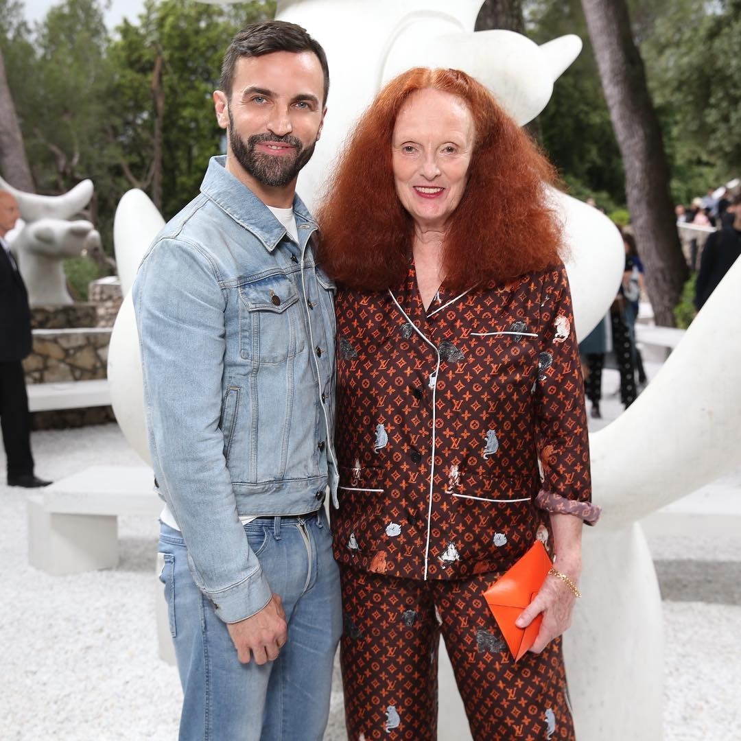 Nicolas Ghesquière unveils Grace Coddington collab at Vuitton's