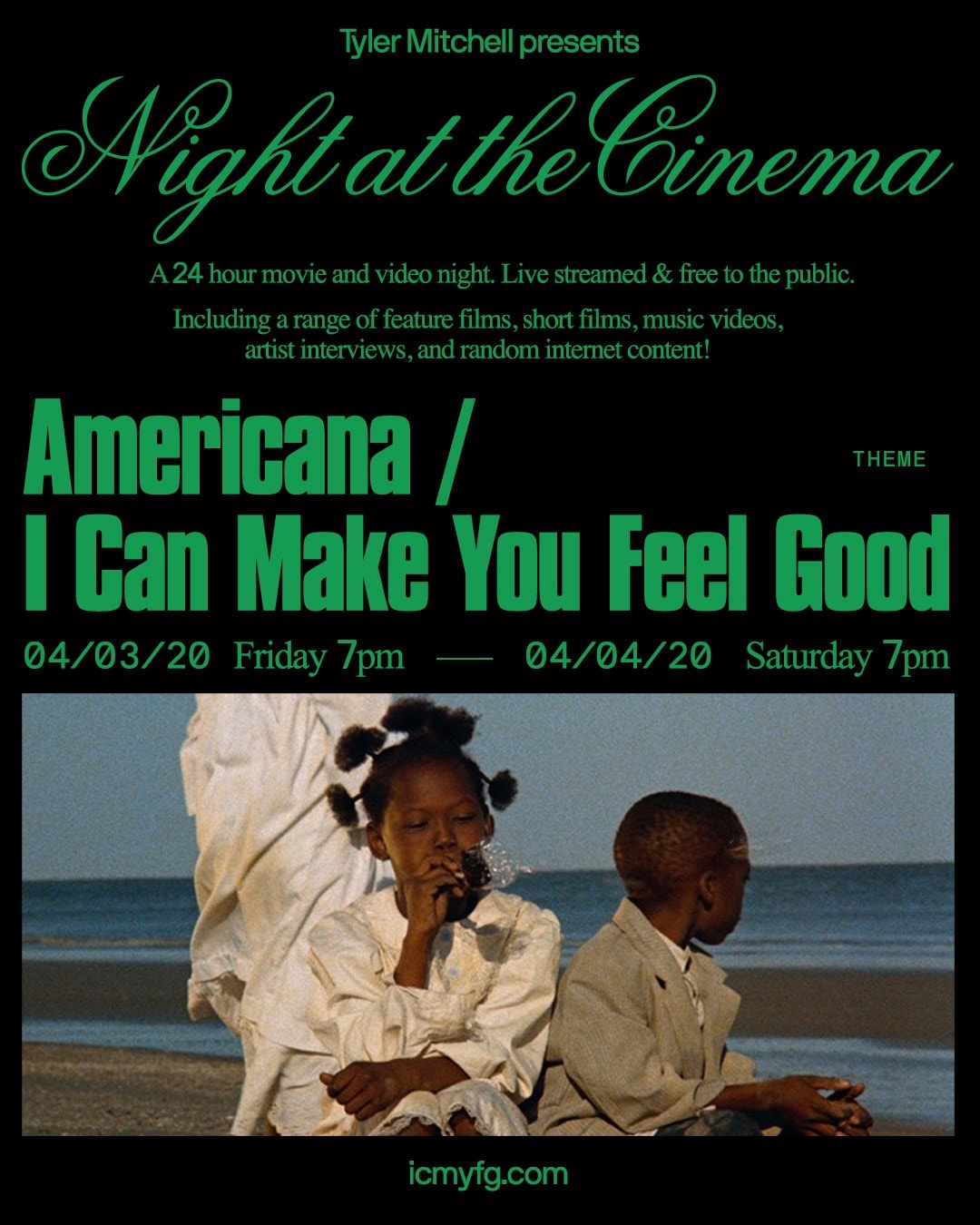 Tyler Mitchell’s Night at the Cinema