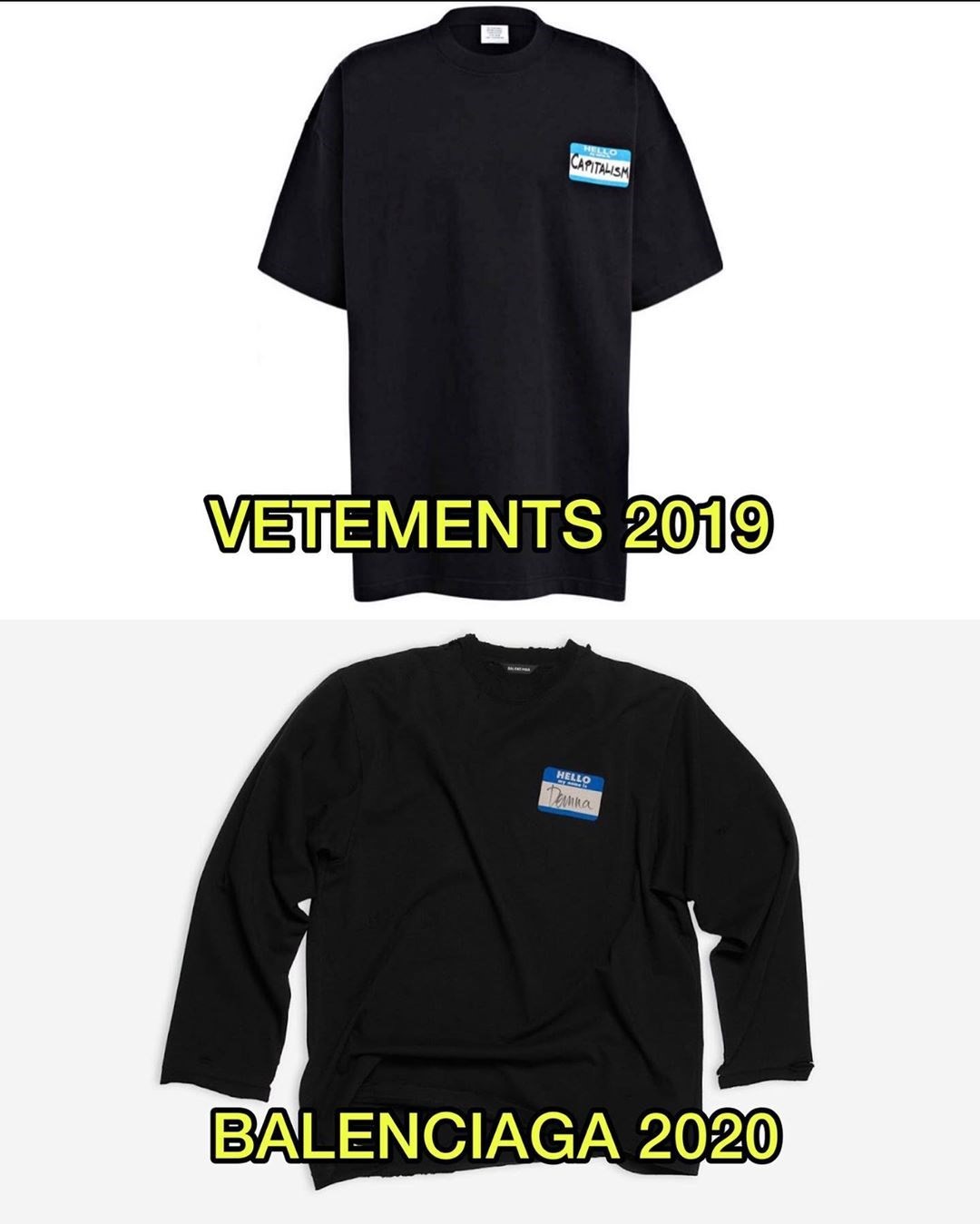 Vetements just called out Balenciaga Dazed