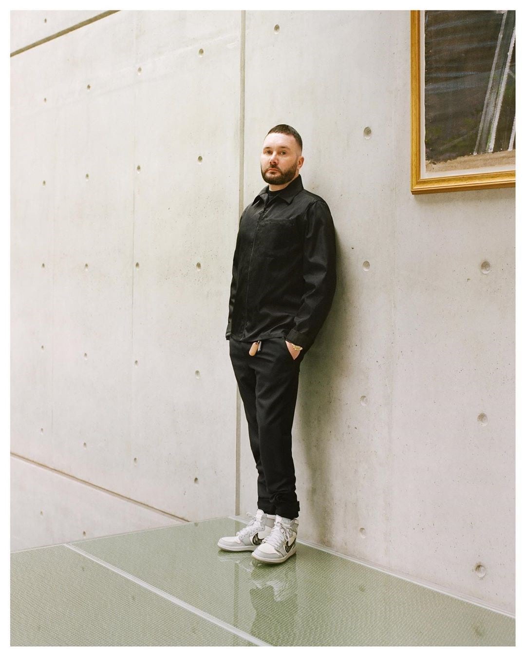 Kim Jones Fendi Portrait at home