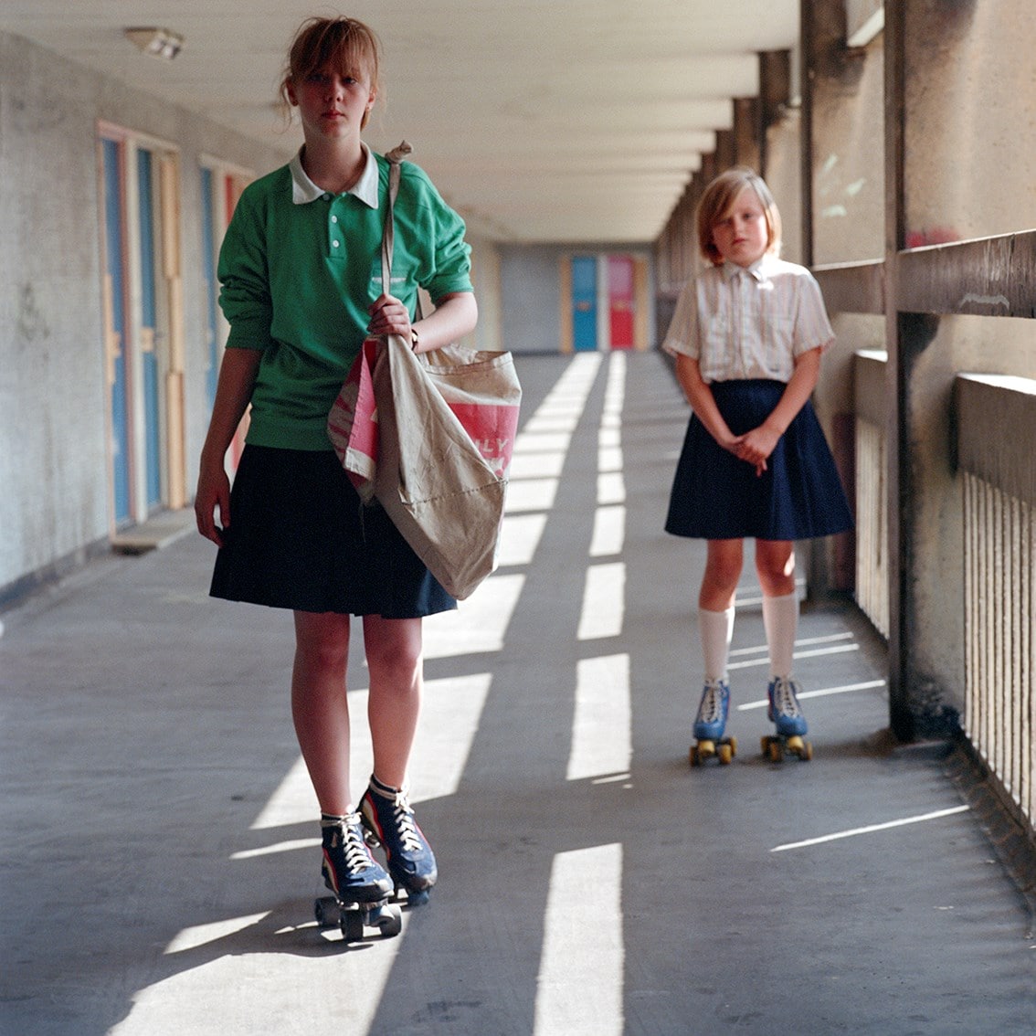 Roller Skating, Paper Delivery Girls Anita and Emm