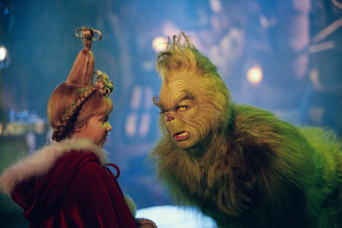 Did you know in the live action movie, the Grinch suit was made from d