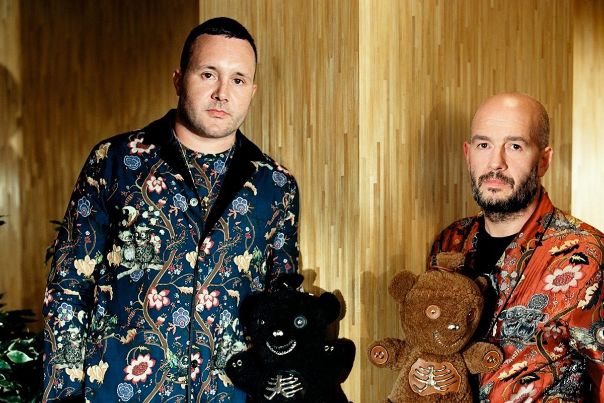 Bagheads: Chapman brothers and designers Kim Jones give a dark