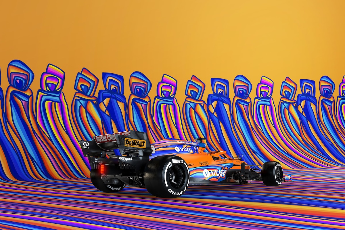 Rabab Tantawy’s McLaren Racing Livery design | Dazed