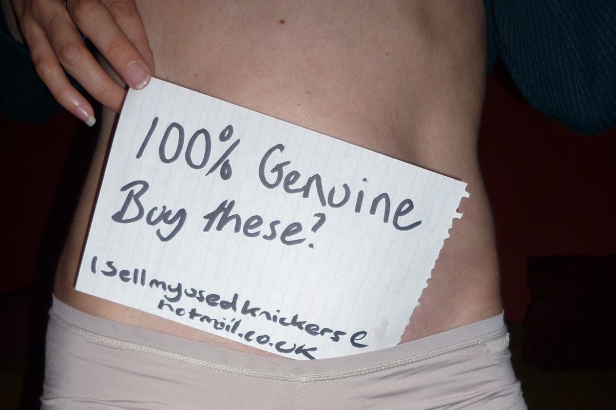 We talk to a woman who sells her used knickers online