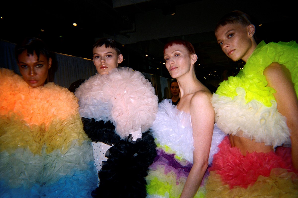 The Marc Jacobs-approved designer behind the giant tulle looks all