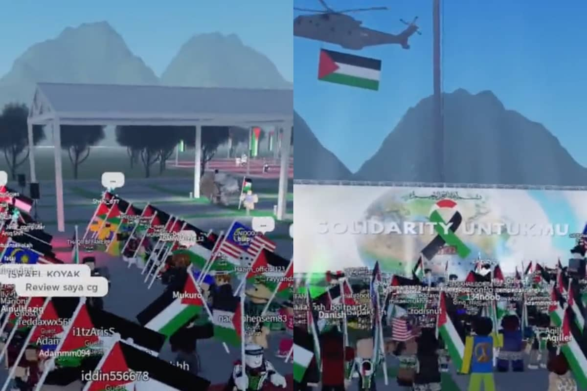 Roblox' players are joining digital pro-Palestine rallies