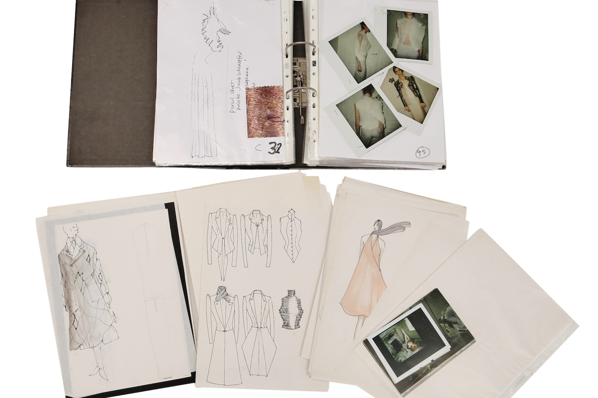 A stash of Alexander McQueen’s sketchbooks just got sold at auction