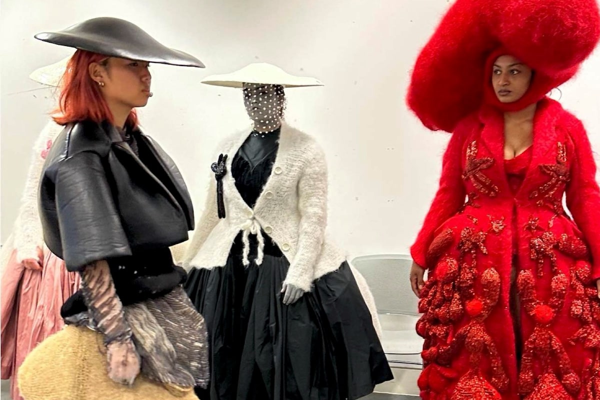 Behind the scenes of Myah Hasbany’s graduate collection Dazed