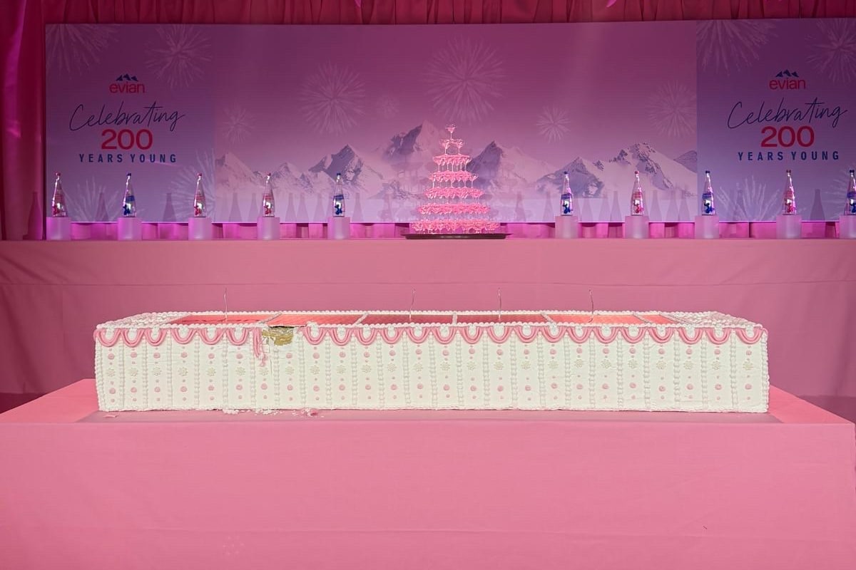 evian’s birthday party was straight out of a Wes Anderson movie